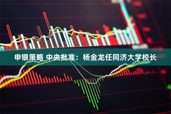 申银策略 中央批准：杨金龙任同济大学校长