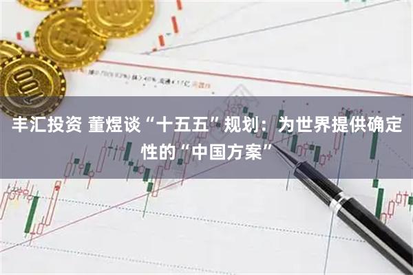 丰汇投资 董煜谈“十五五”规划：为世界提供确定性的“中国方案”
