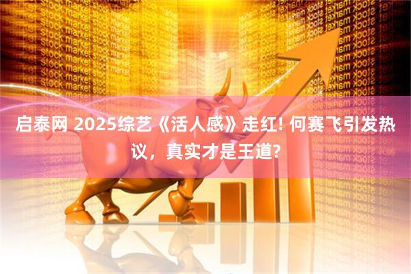 启泰网 2025综艺《活人感》走红! 何赛飞引发热议，真实才是王道?
