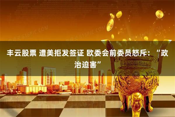 丰云股票 遭美拒发签证 欧委会前委员怒斥：“政治迫害”